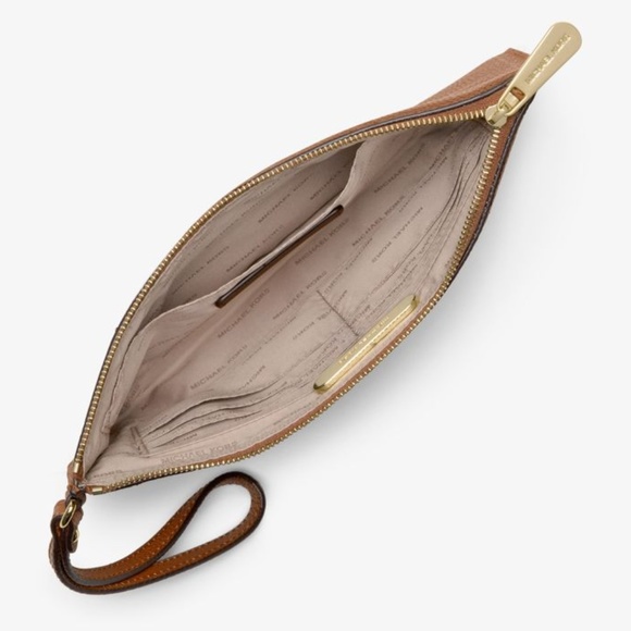 Michael Kors Mercer Leather Wristlet - Picture 2 of 4